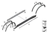 Rear Left Wheel Arch (EYEBROW ) 51777425451 Compatible With BMW & X5 (G05, F95) (2019-2024) No.83